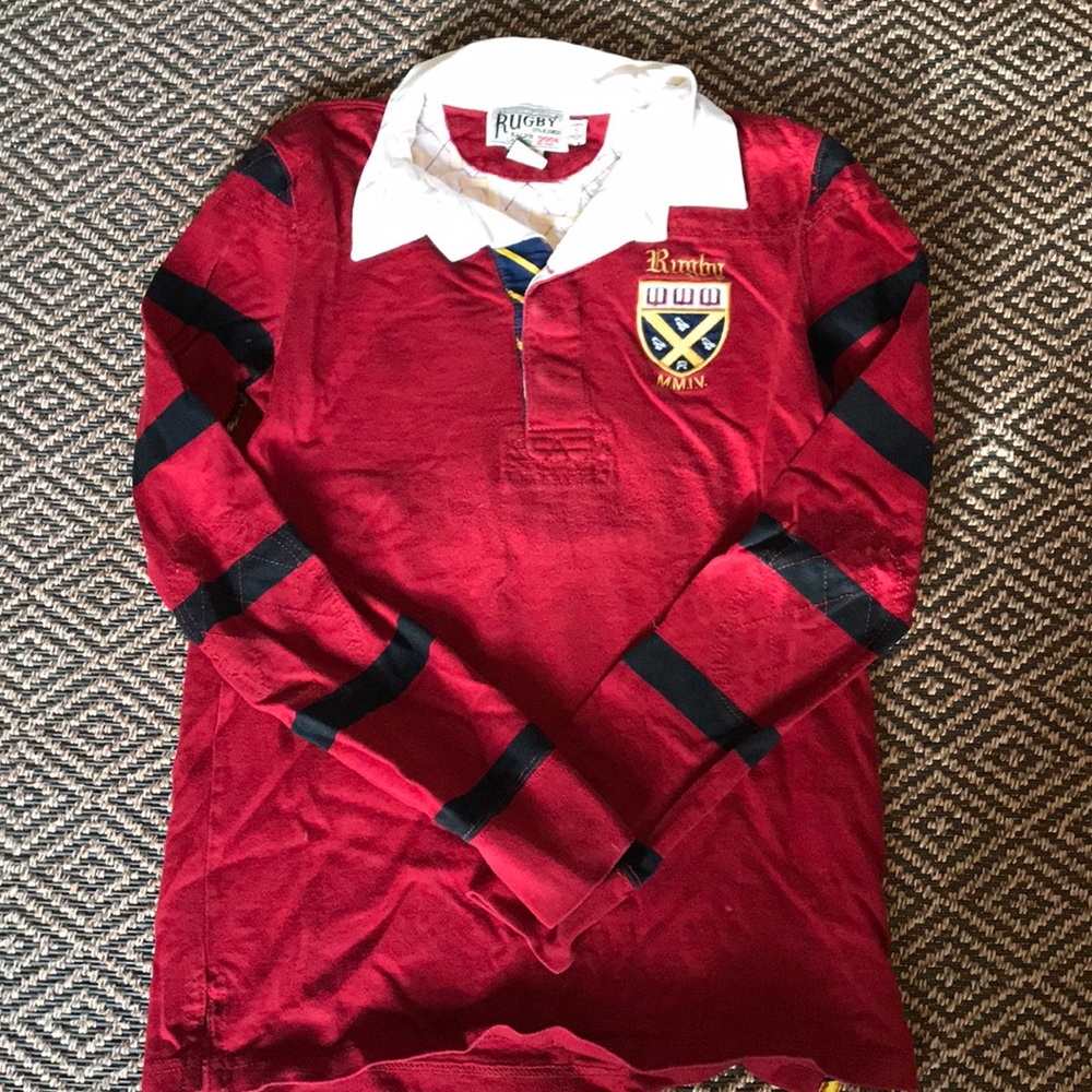 Women’s Small Red and Black Ralph Lauren Rugby
